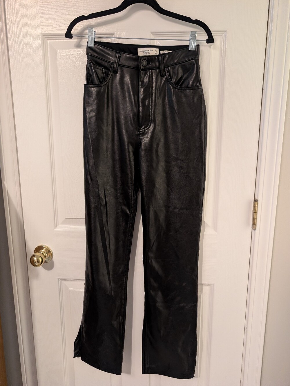 Abercrombie And Fitch Faux Leather Pants Size 0 Vegan Leather